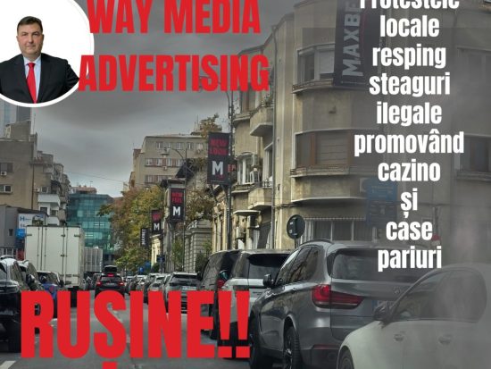 Way Advertise Production SRL și controversele publicității neautorizate în București: Impactul steagurilor pentru cazinouri și pariuri asupra peisajului urban